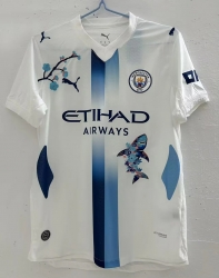 2627 Man city third floral embroidery player version size S-4XL